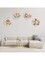 4 PCS Flower Embroidery Kit for Beginners with Pattern and Instructions, Embroidery Supplies, Cross Stitch Kits, Wooden Embroidery Hoops,Threads And Needles,Needlepoint Kit